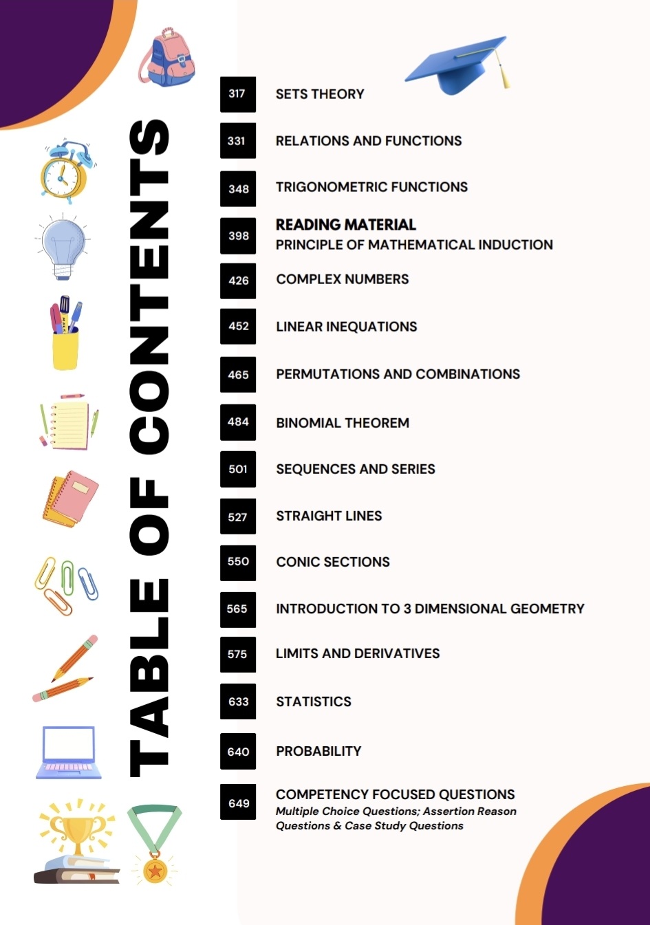 SOLUTIONS OF MATHMISSION FOR XI By O.P. GUPTA