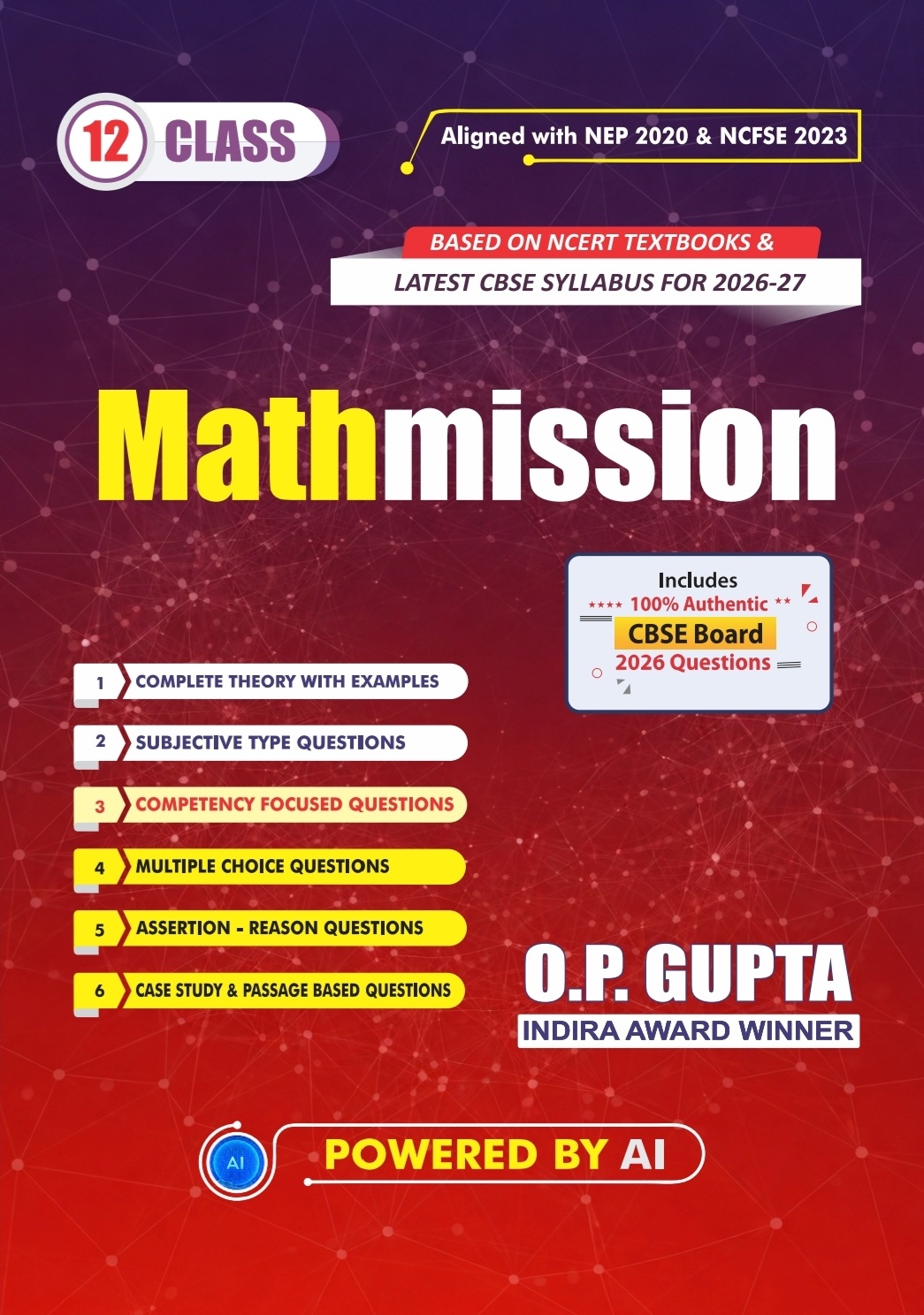 MATHMISSION FOR XII By O.P. GUPTA